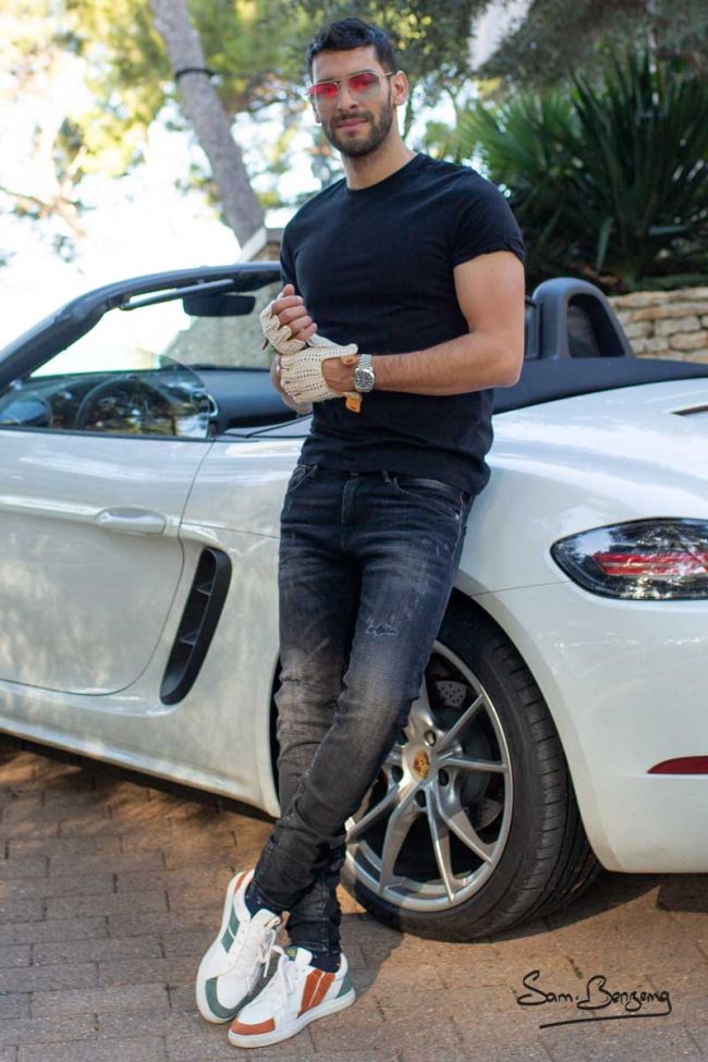 Samir Benzema Power Skinny Jeans Black Destroy