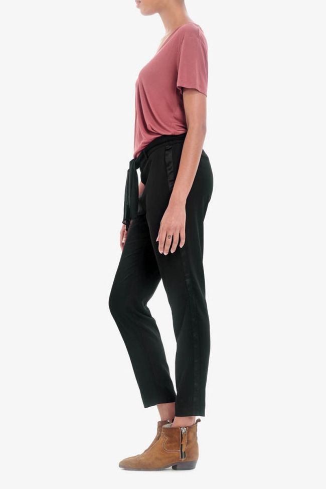 Black Magnolia Trousers