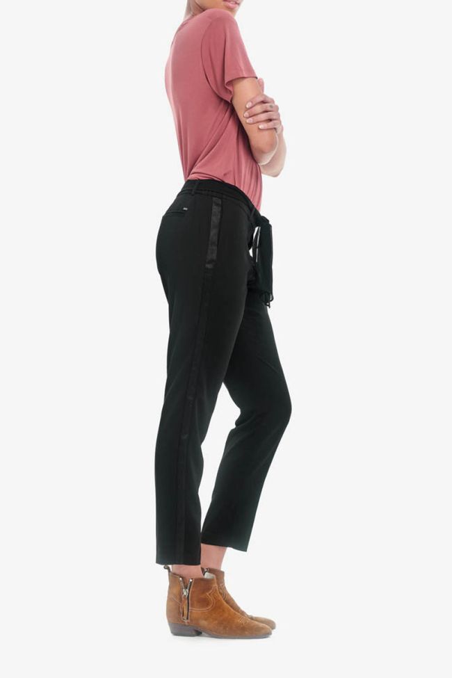 Black Magnolia Trousers