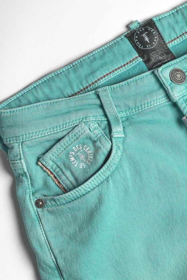 Turquoise blue Jogg bermuda shorts