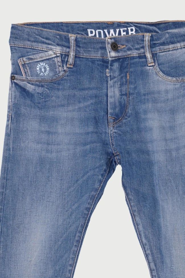 Faded blue skinny power jeans N°4