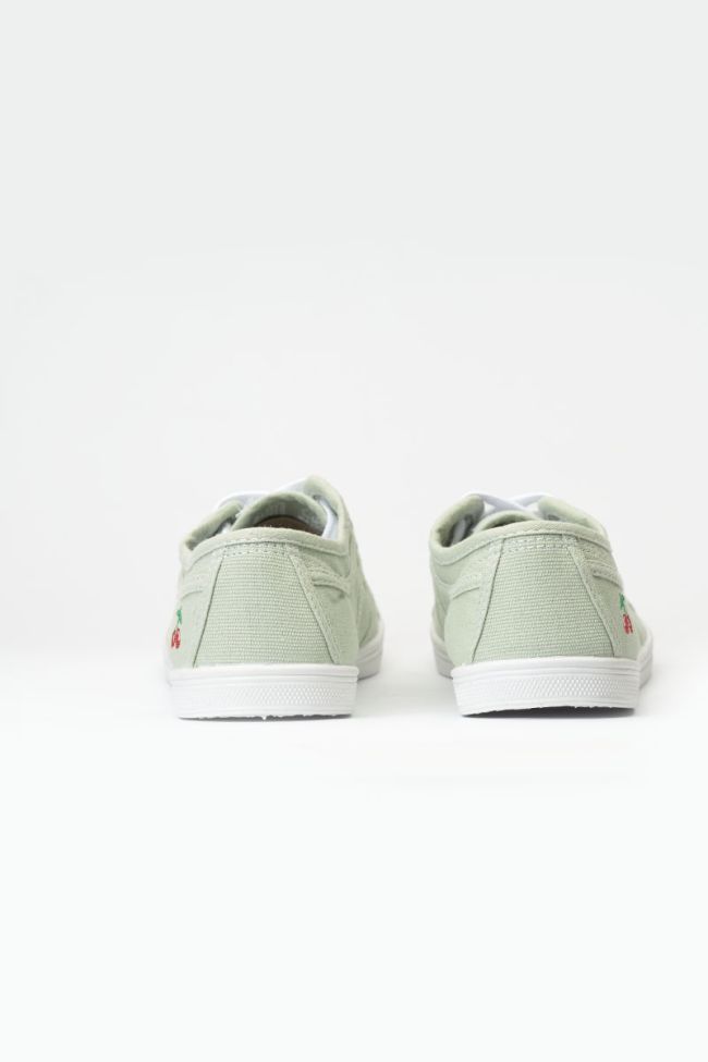 Baskets Basic vert amande