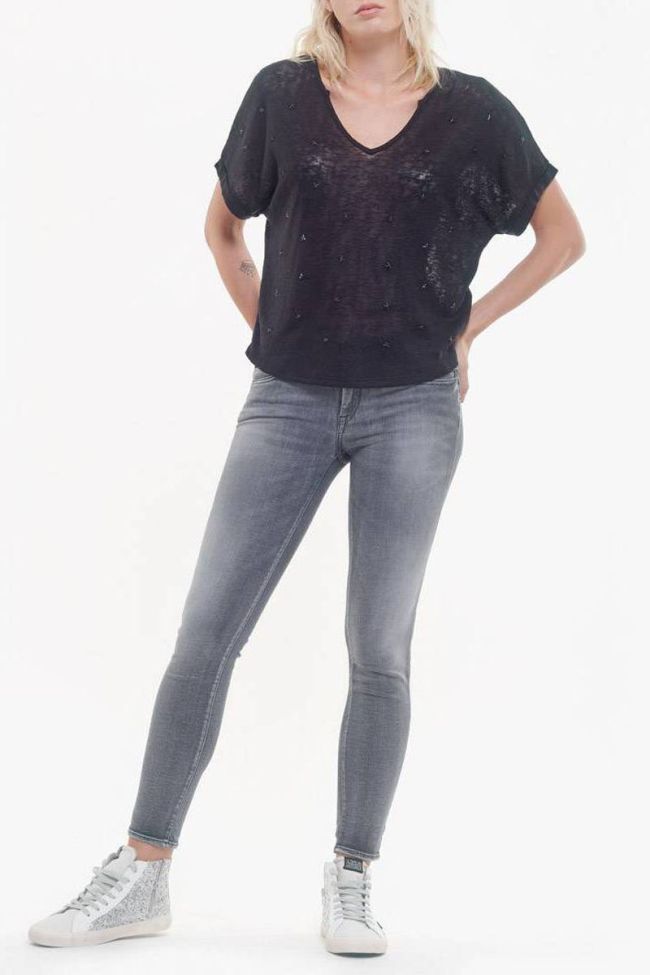 Black Bote t-shirt with black stars