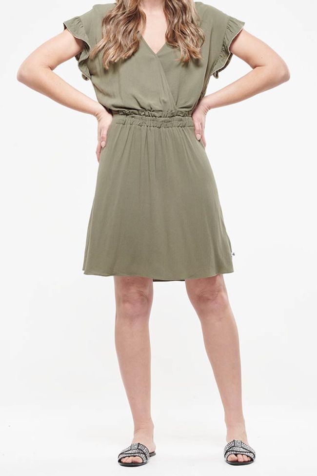 Dusty khaki dress
