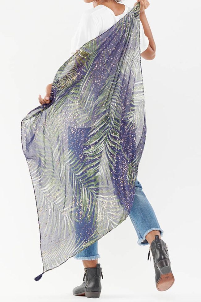 Ibiza navy blue scarf