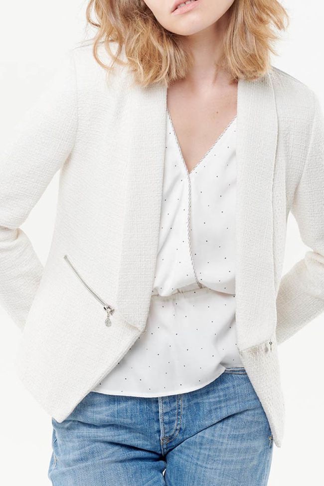 Jade white blazer