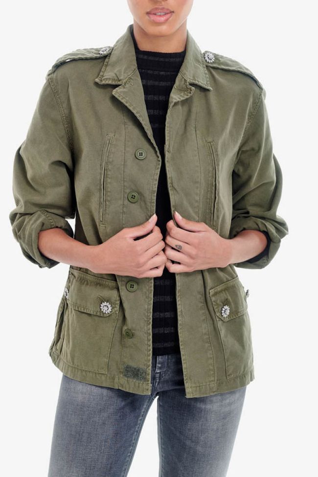 Khaki military jacket