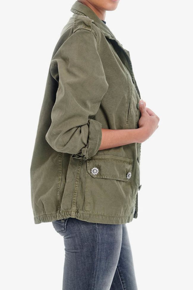 Khaki military jacket