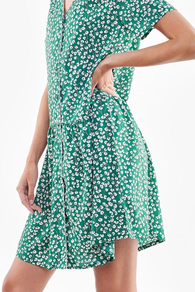Mirama green shirt dress