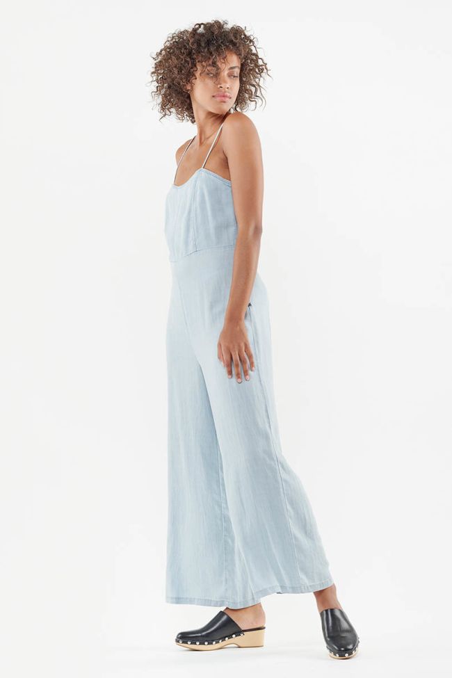 Piu blue denim jumpsuit
