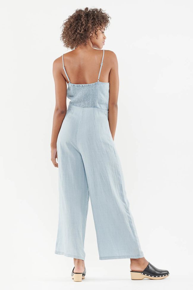 Piu blue denim jumpsuit