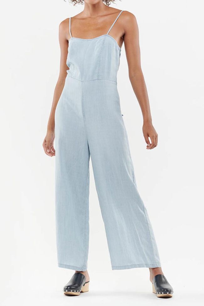 Piu blue denim jumpsuit