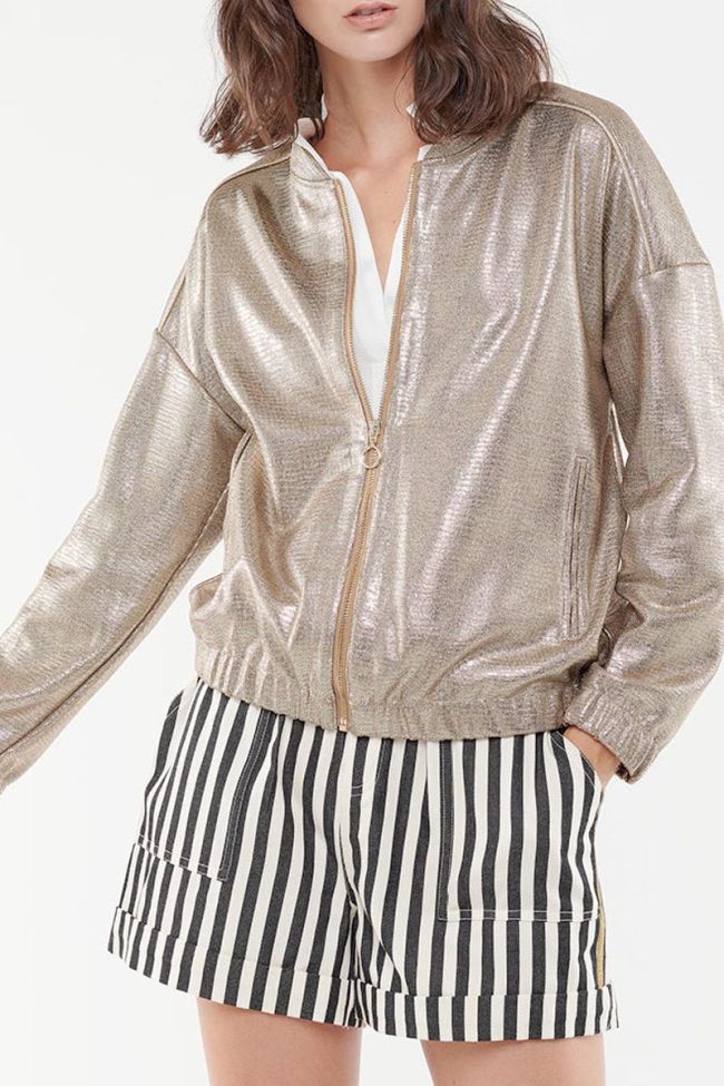 Vana golden bomber jacket