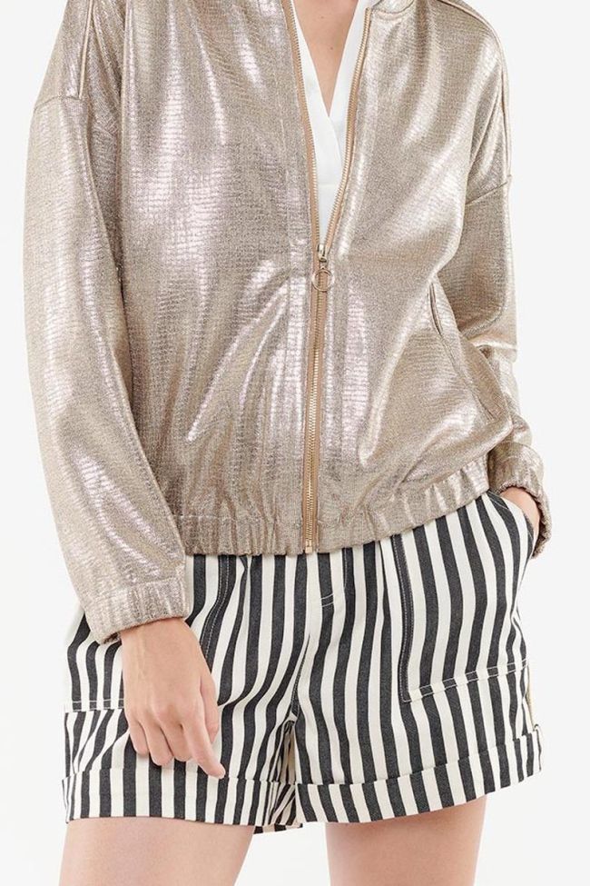 Vana golden bomber jacket
