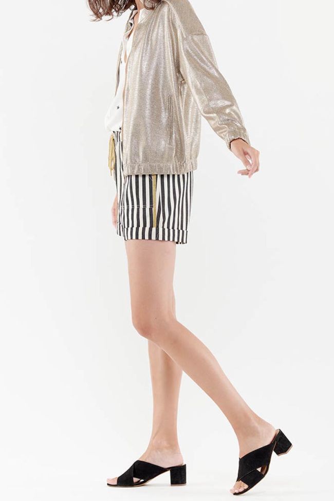 Vana golden bomber jacket