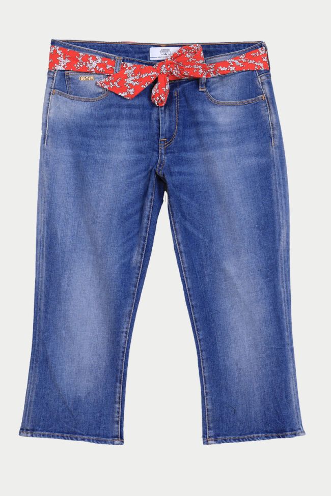 Corsaire en jeans Liev bleu