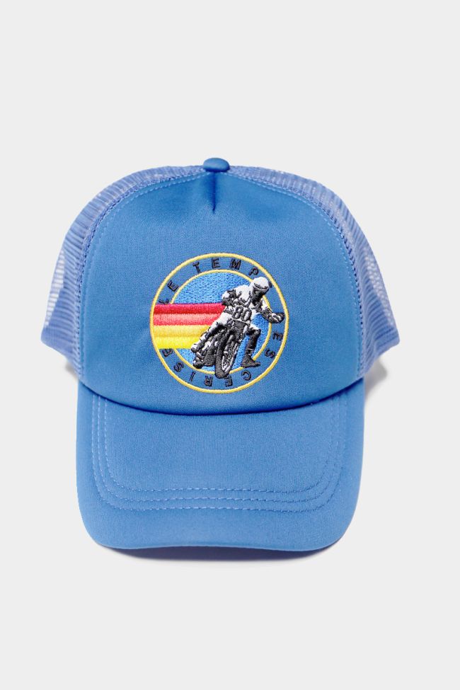Blue Boral cap