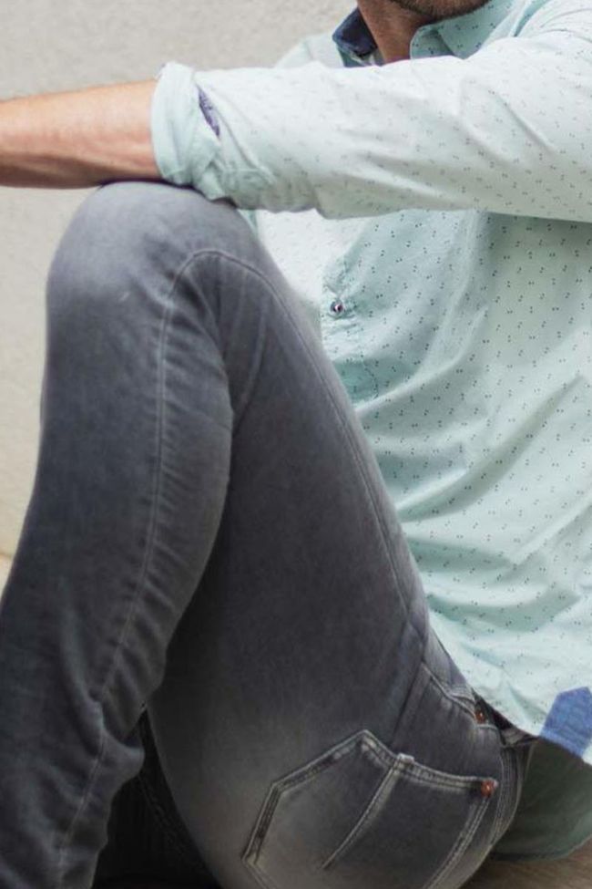 Marlon water green shirt