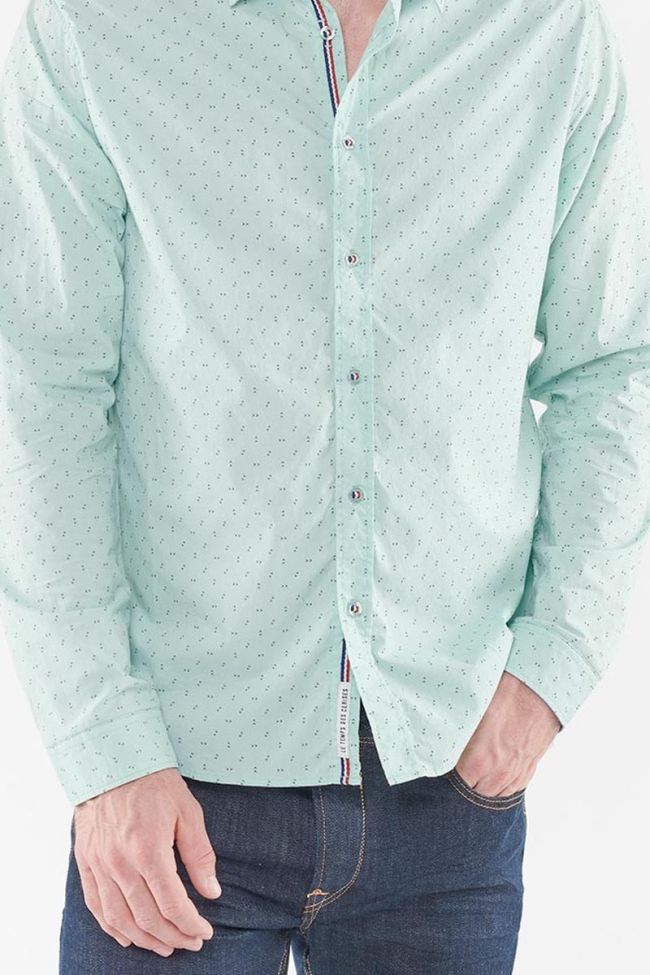 Marlon water green shirt