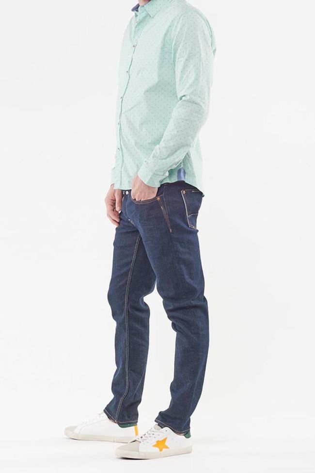 Marlon water green shirt