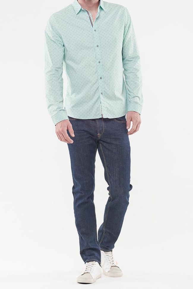Marlon water green shirt