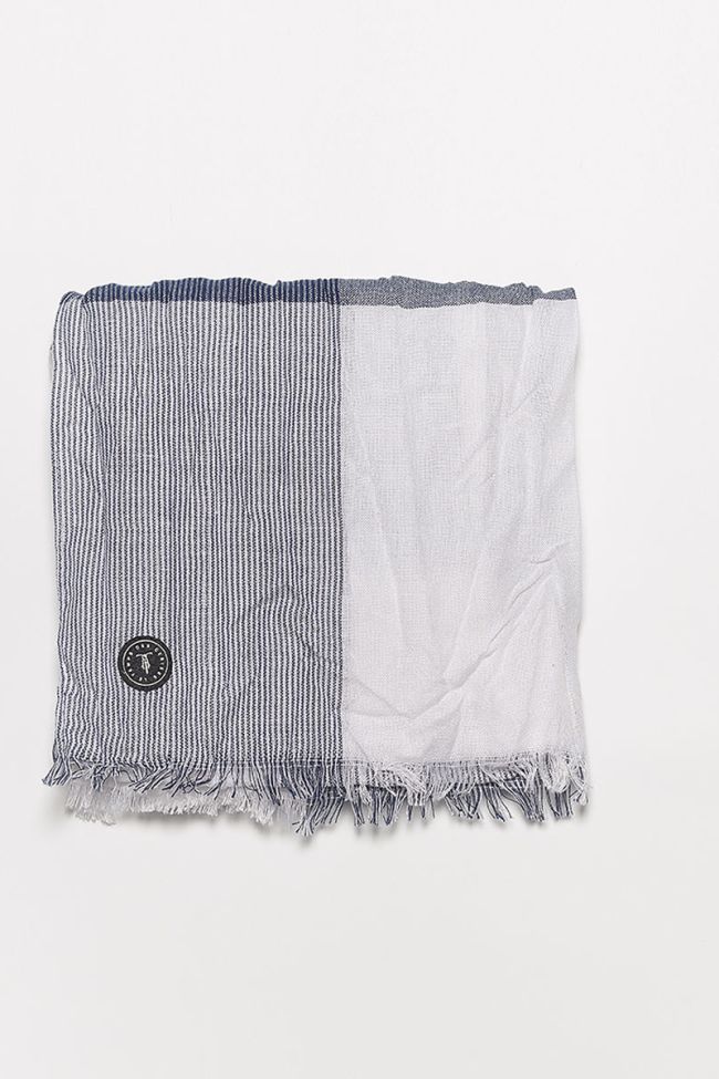 North scarf navy blue