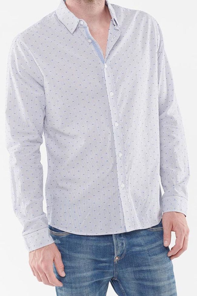White Risol shirt with decorative patterns