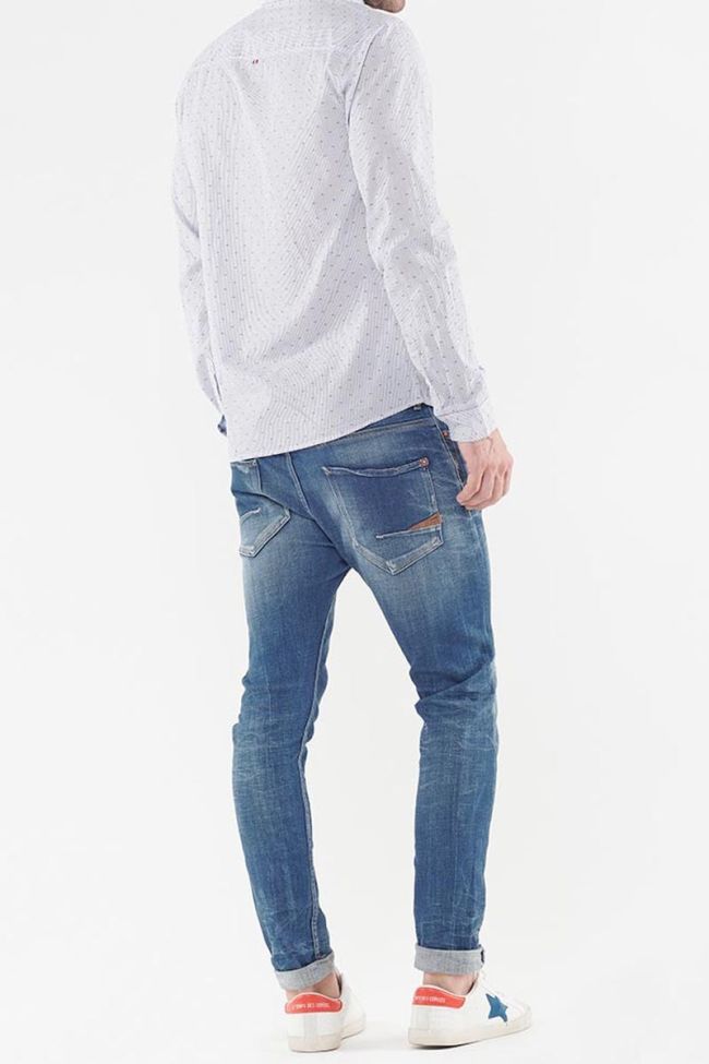 White Risol shirt with decorative patterns