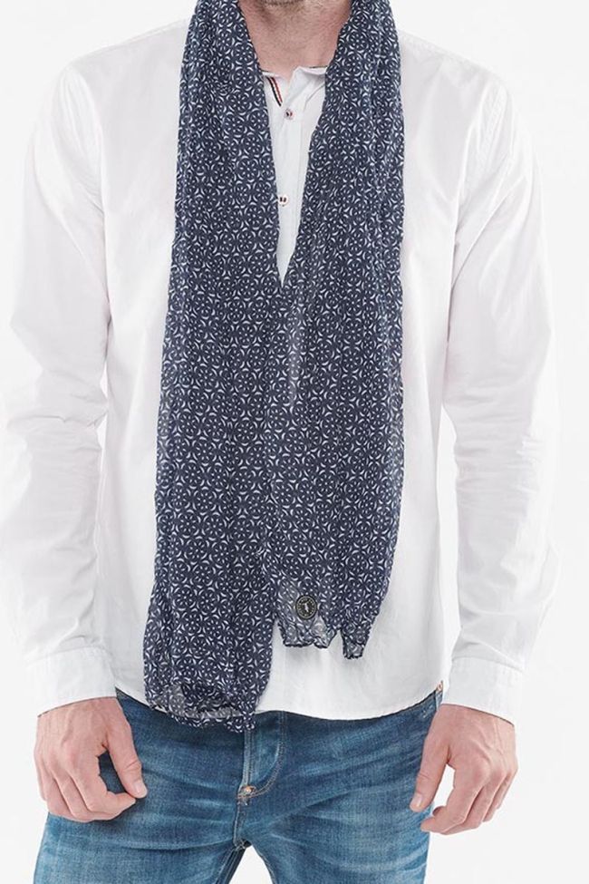 Riviera navy blue scarf