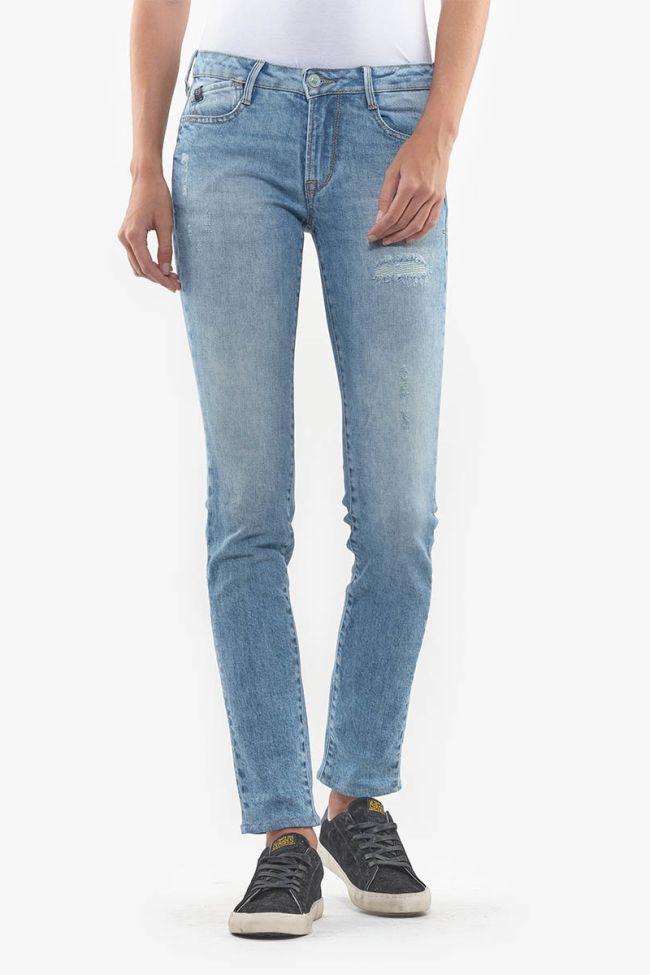 Basic stonewashed light blue jeans 300/16 N°5