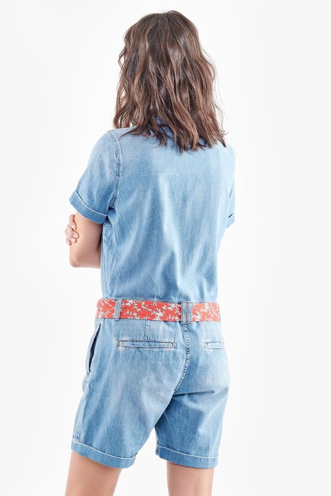 Blue Adams jeans jumpsuit