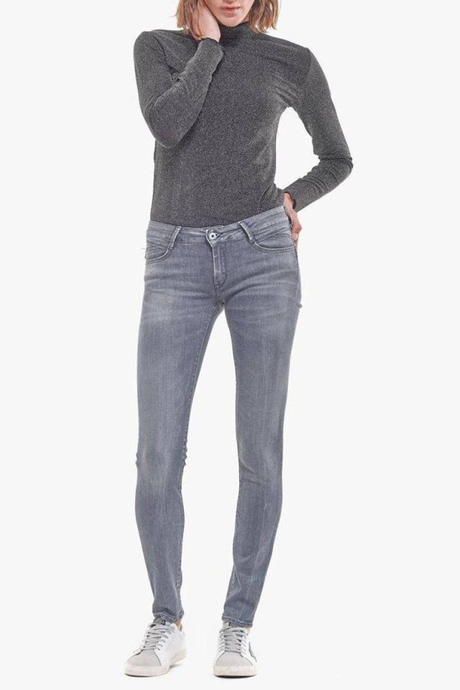 Aida pulp slim strass jeans gray N°3