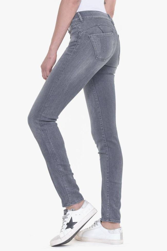 Aida pulp slim strass jeans gray N°3