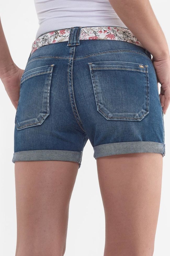 Bloom blue denim shorts