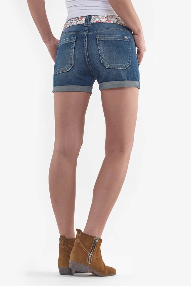 Bloom blue denim shorts