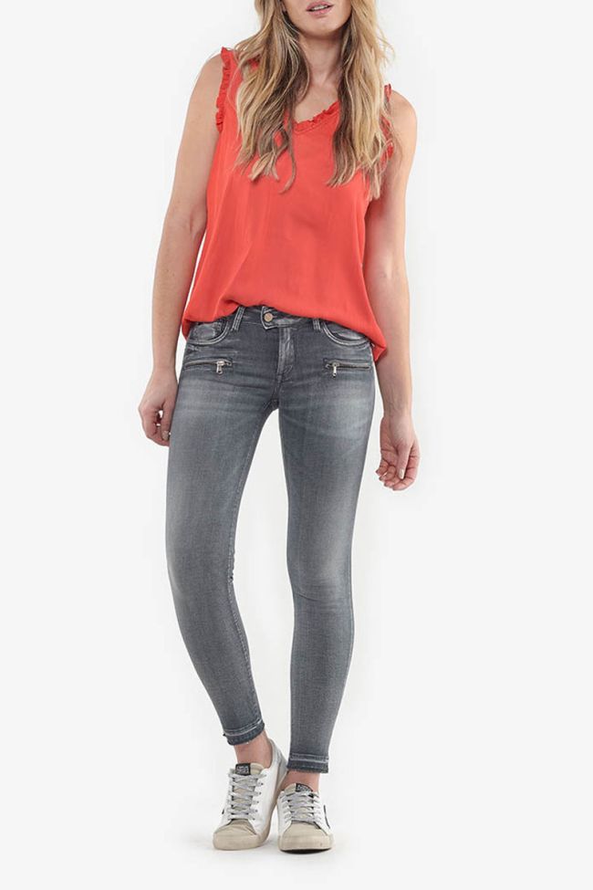 Calao pulp slim 7/8th jeans gray N°2