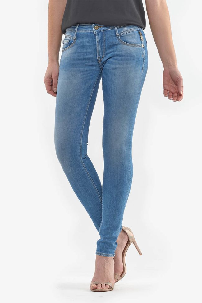 Stonewashed light blue Power Skinny Chili Jeans N°4