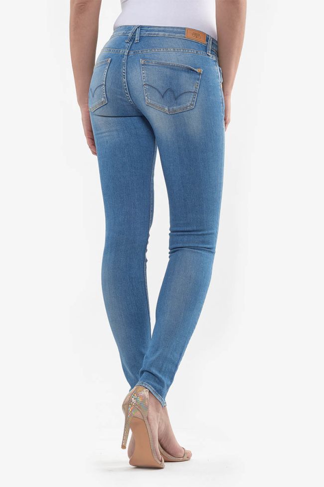 Stonewashed light blue Power Skinny Chili Jeans N°4