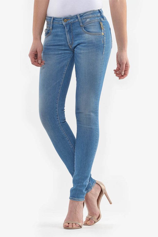 Stonewashed light blue Power Skinny Chili Jeans N°4