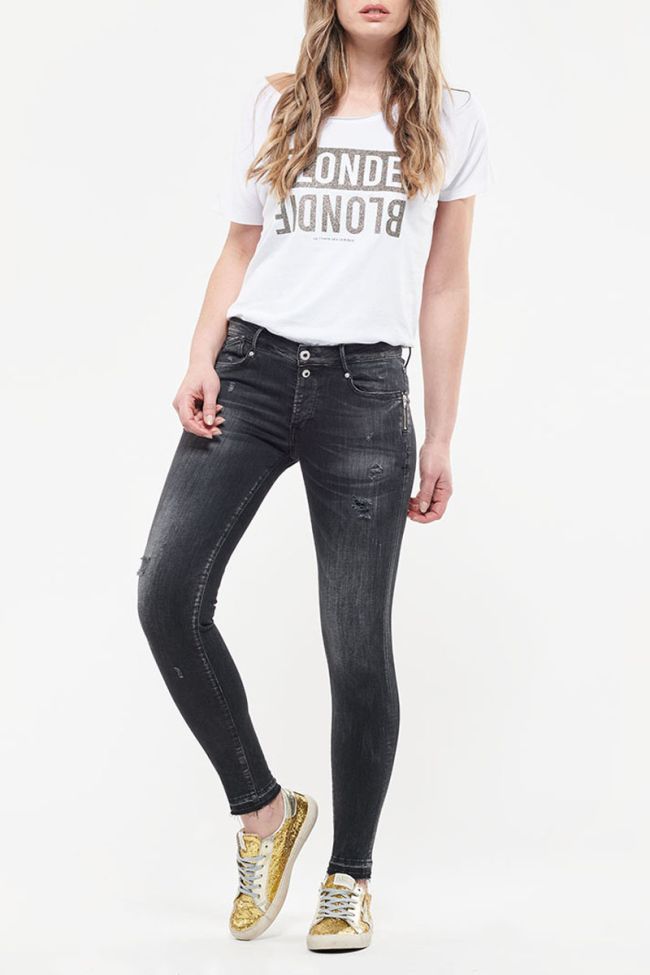 Cuba power skinny 7/8th jeans black N°1