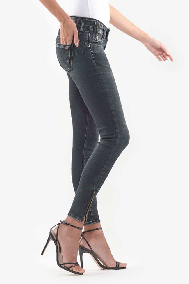 Doha pulp slim 7/8th jeans black-blue N°1
