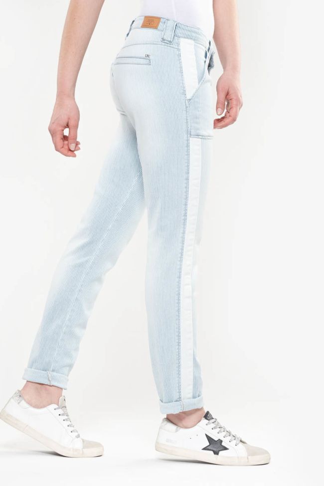 Blue and white Boyfit Jeans 200/43 Georgia