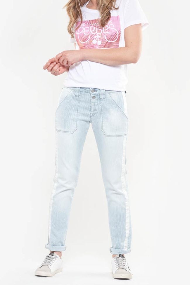 Blue and white Boyfit Jeans 200/43 Georgia