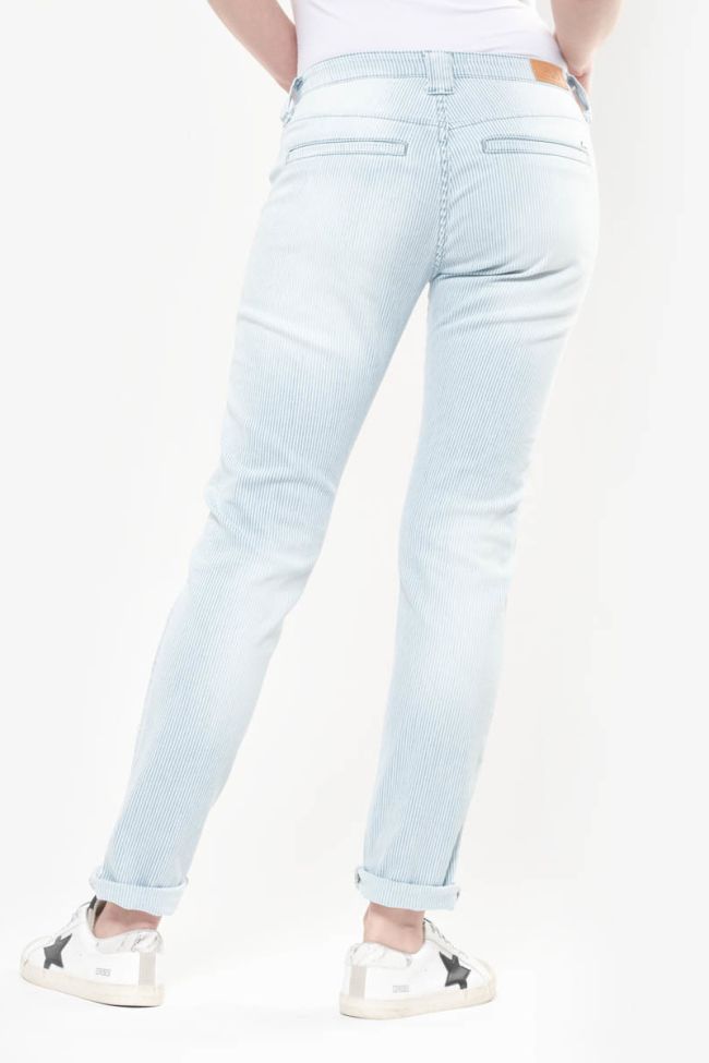 Blue and white Boyfit Jeans 200/43 Georgia