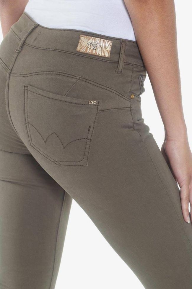 Hill pulp slim 7/8th jeans khaki