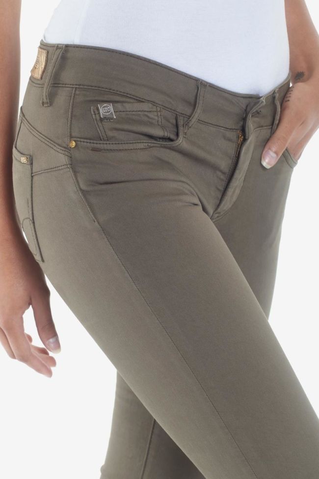 Hill pulp slim 7/8th jeans khaki