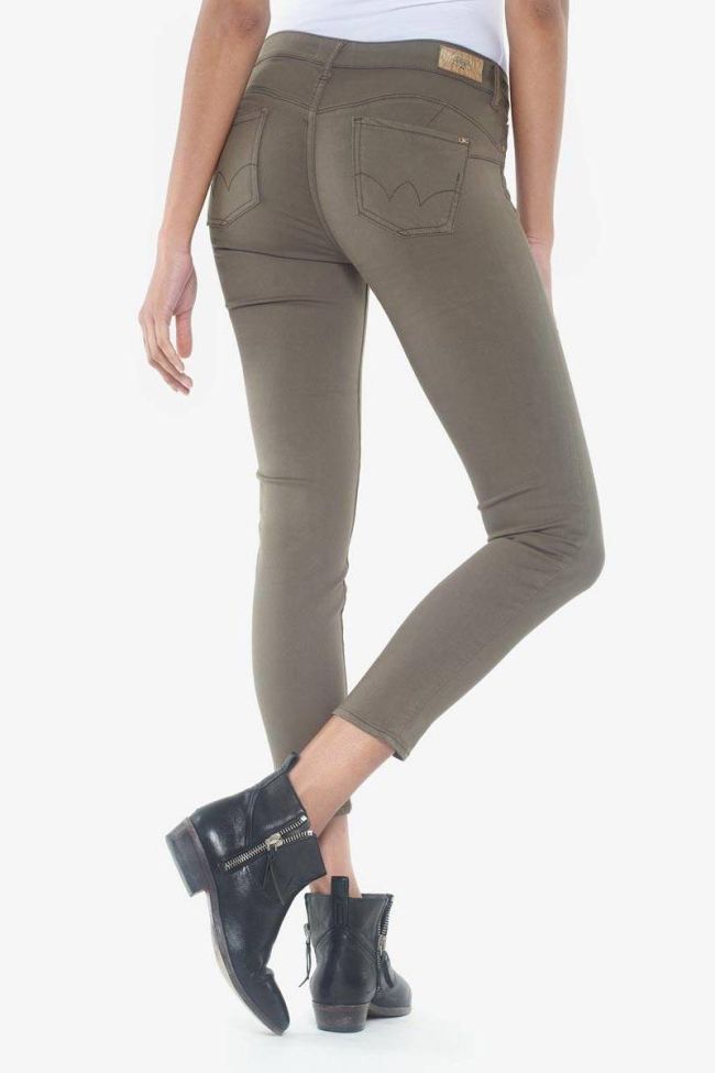 Hill pulp slim 7/8th jeans khaki