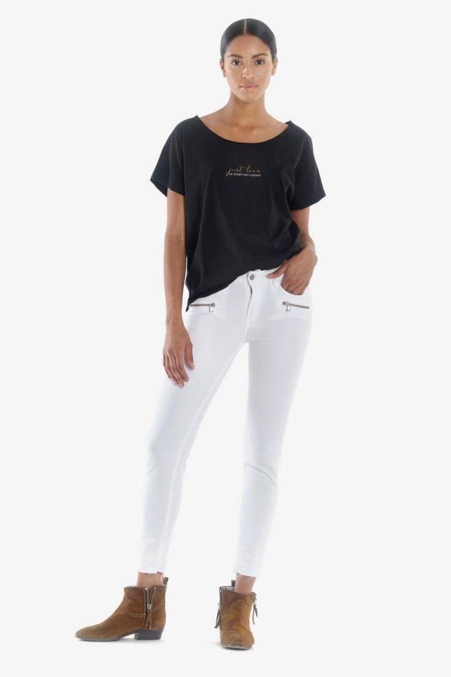 7/8th Kiev Power Skinny white jeans