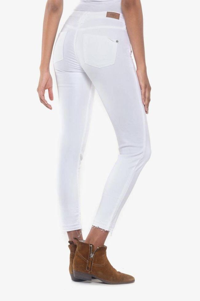 7/8th Kiev Power Skinny white jeans