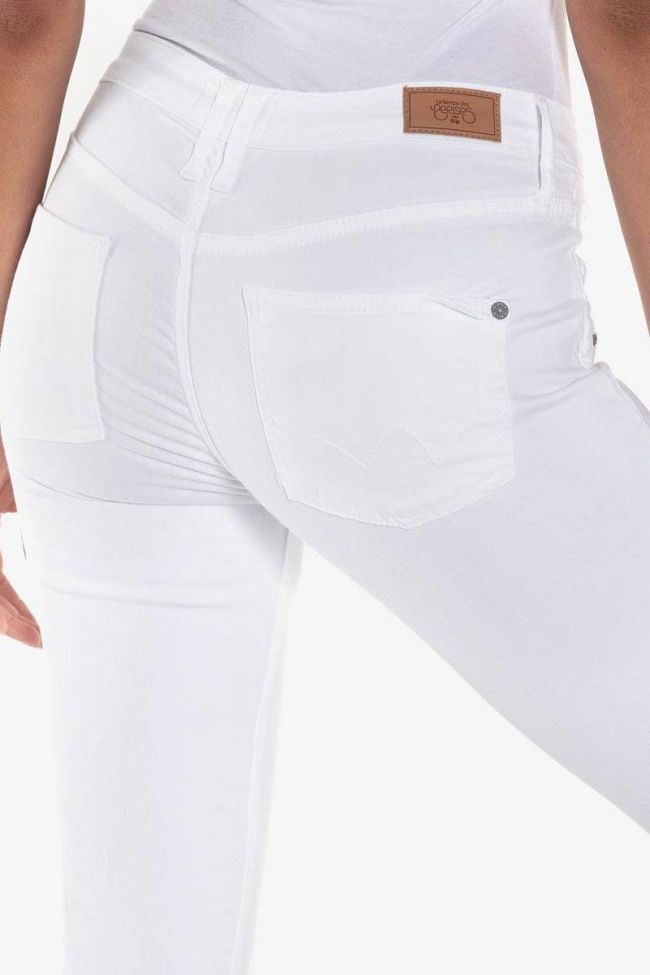 7/8th Kiev Power Skinny white jeans